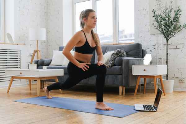 Woman exercising confidently after femiwand treatment Crewe
